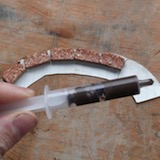 Pakai silikon untuk melekatkan batu bata, sealant silikon Brown e.